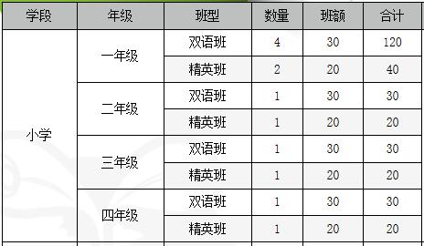 青苗國際雙語學(xué)校威海校區(qū)招生計(jì)劃